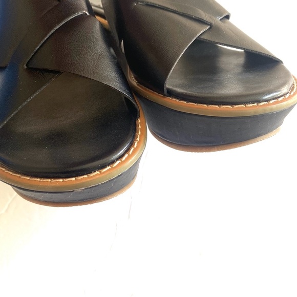 NEW Chaps Caressa Black Wedge Sandals, Size 8, NWOT - Picture 5 of 8